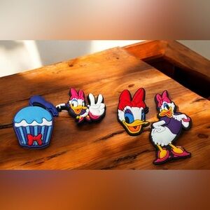 4pc croc charms Disney Daisy Duck croc charms